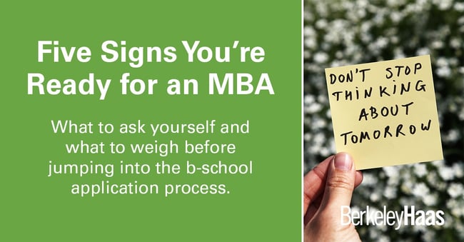 Five Signs You're Ready for an MBA 