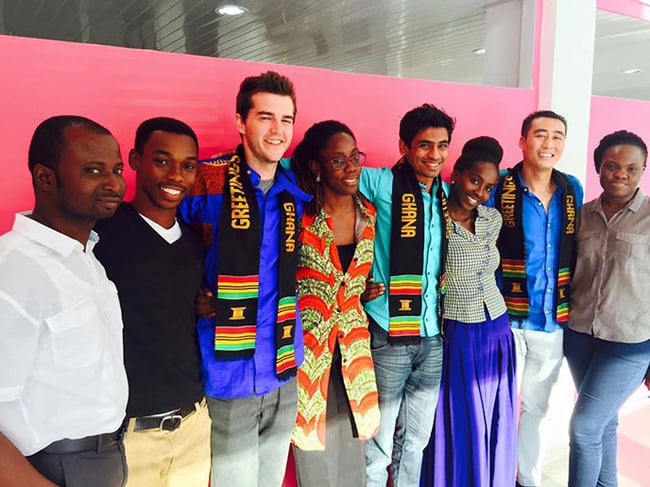 Berkeley MBA students in Ghana