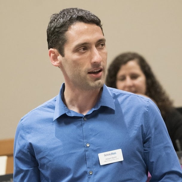 Executive MBA grad and product marketing director Adam Kerin