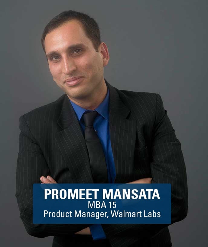 Berkeley MBA alum and product manager Promeet Mansata